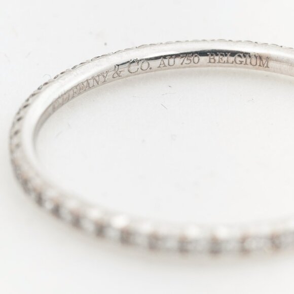 Tiffany & Co. Metro Full Eternity 18k White Gold Diamond Band - Picture 4 of 4